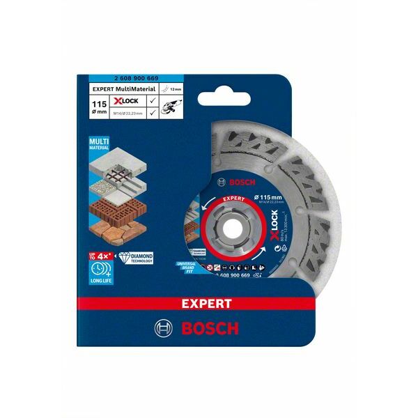 X-LOCK dimanta disks Multi Material 115