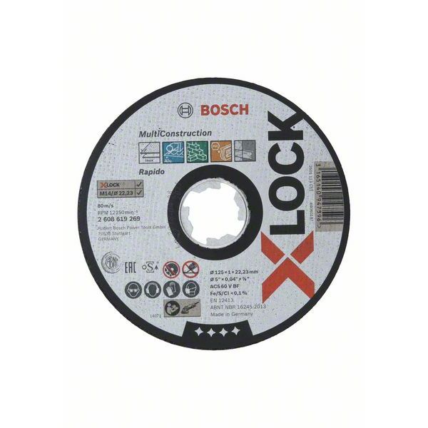 BOSCH X-LOCK Multi Construction 125 ×