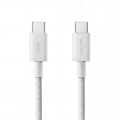 Kabelis Xiaomi USB-C-USB-C 1m 3A White