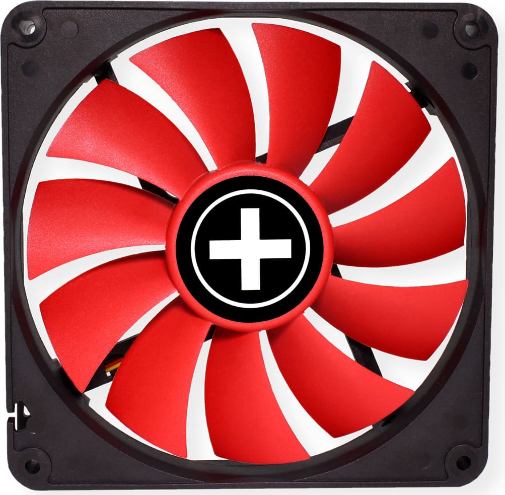 Xilence 140x140x25mm 12V 4pin 900RPM Red