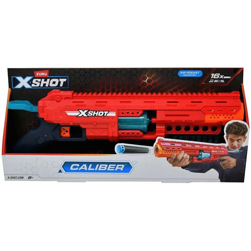 XSHOT rotaļu pistole Excel Caliber, sortiments