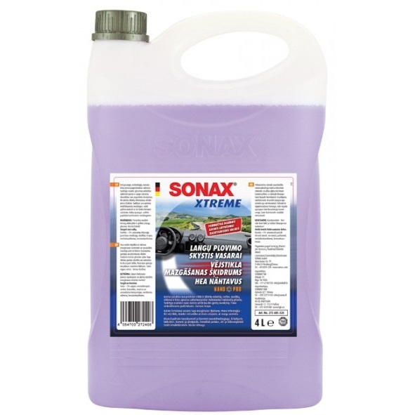 SONAX XTREME vasaras vējst. šķidrums 4L