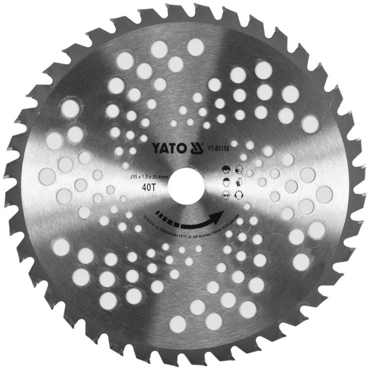 YATO Krūmgrieža / trimmera disks 255mm