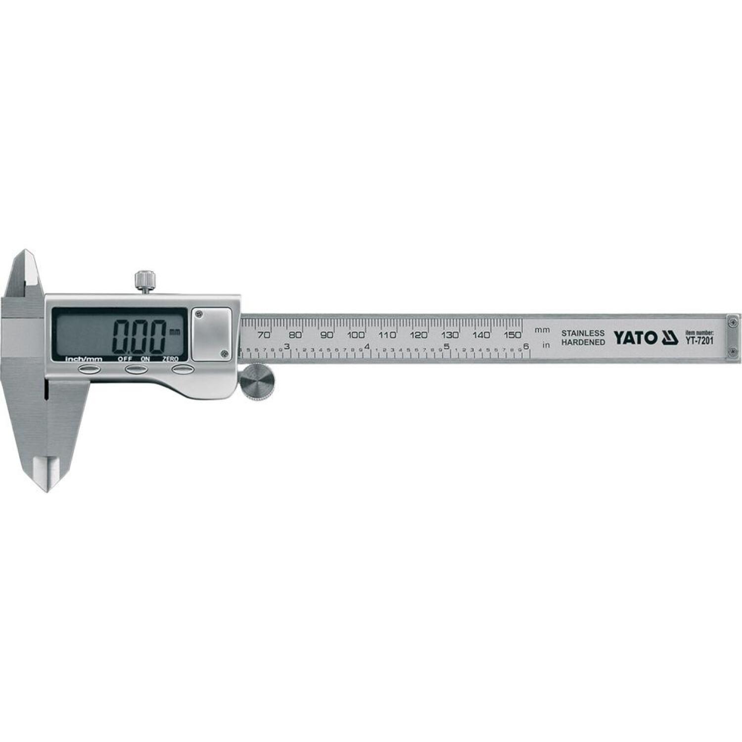 Yato Digitālais bīdmērs YT-7201, 0-150mm, ±0