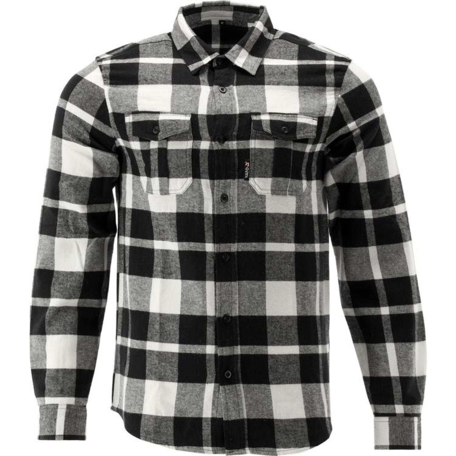 YATO Vīriešu flaneļa krekls, rūtains 2XL