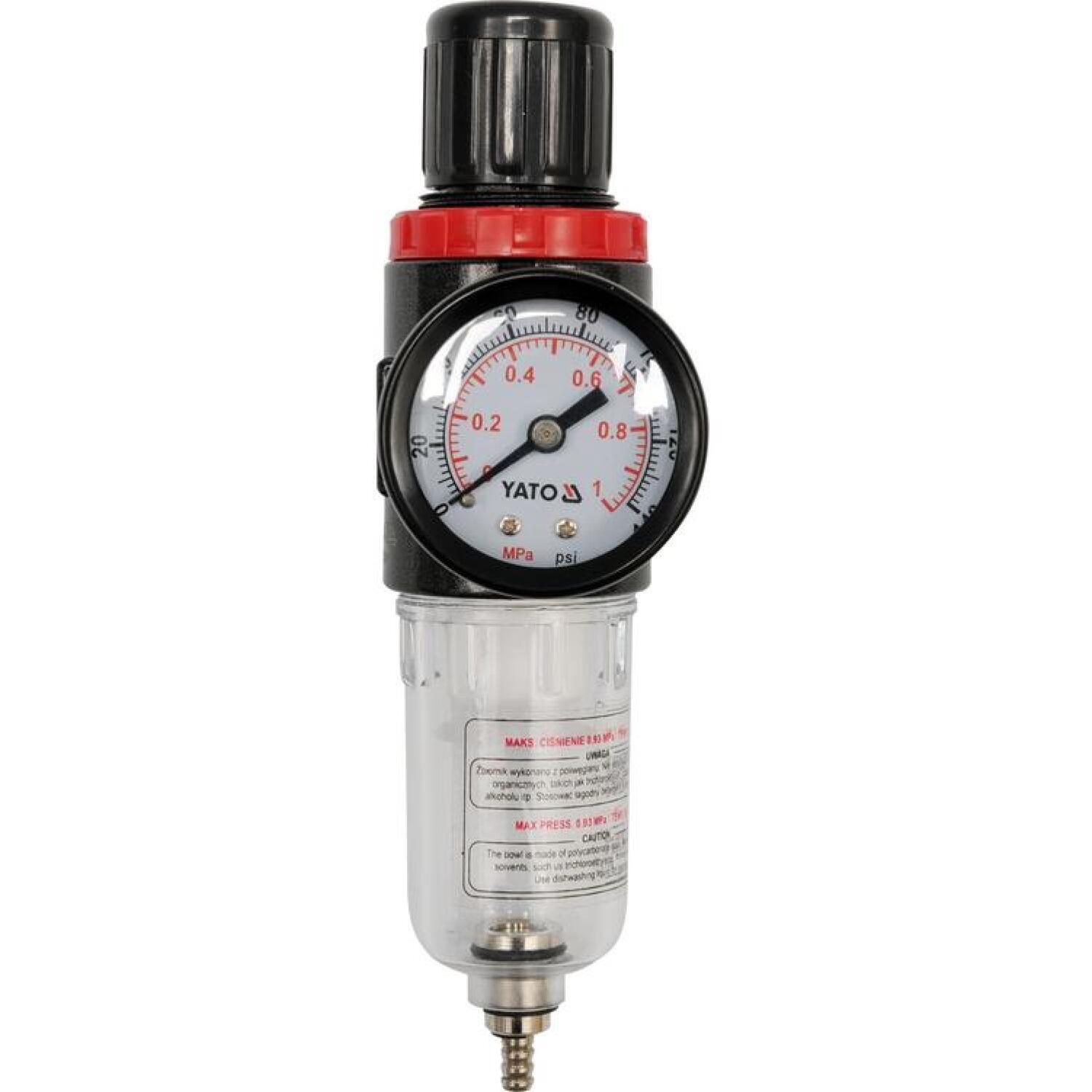 YATO Gaisa Filtrs Ar Spiediena Regulatoru