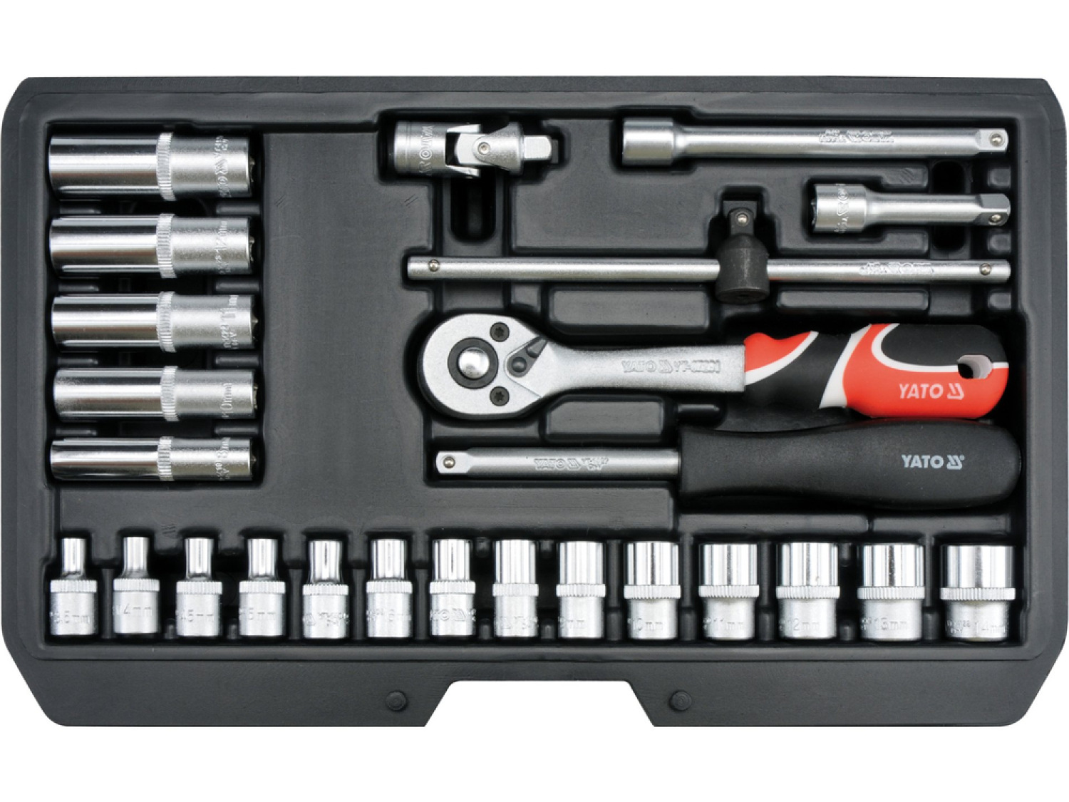 Yato Instrumentu komplekts YT-14461, 25gab., 1/4"