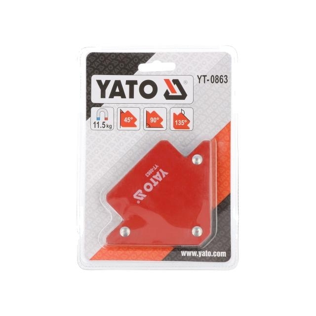 Yato Magnētiskā Metināšanas Skava YT-0863, 82x120x13