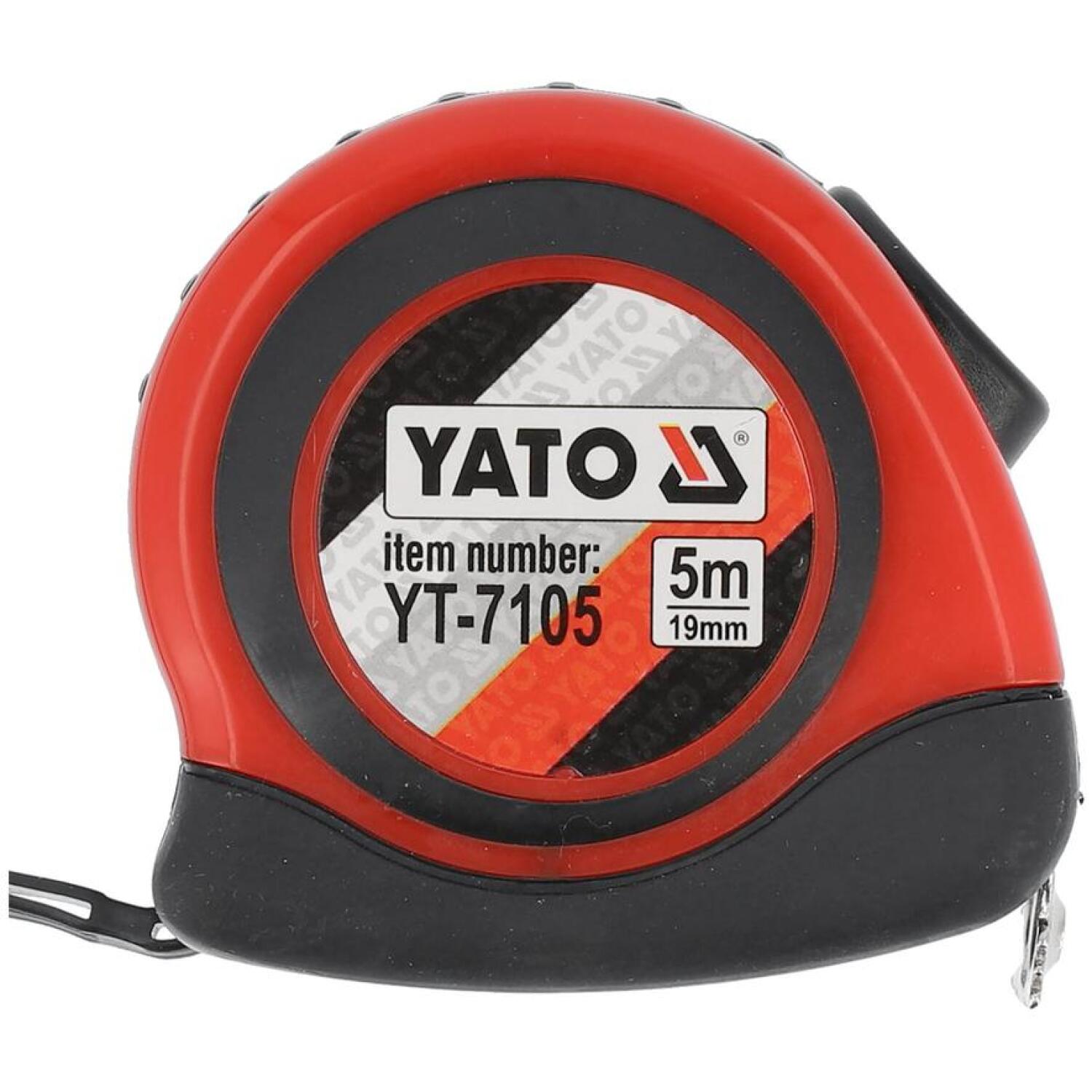 Yato YT-7105 Mērlente, 5m, 19mm, tērauds