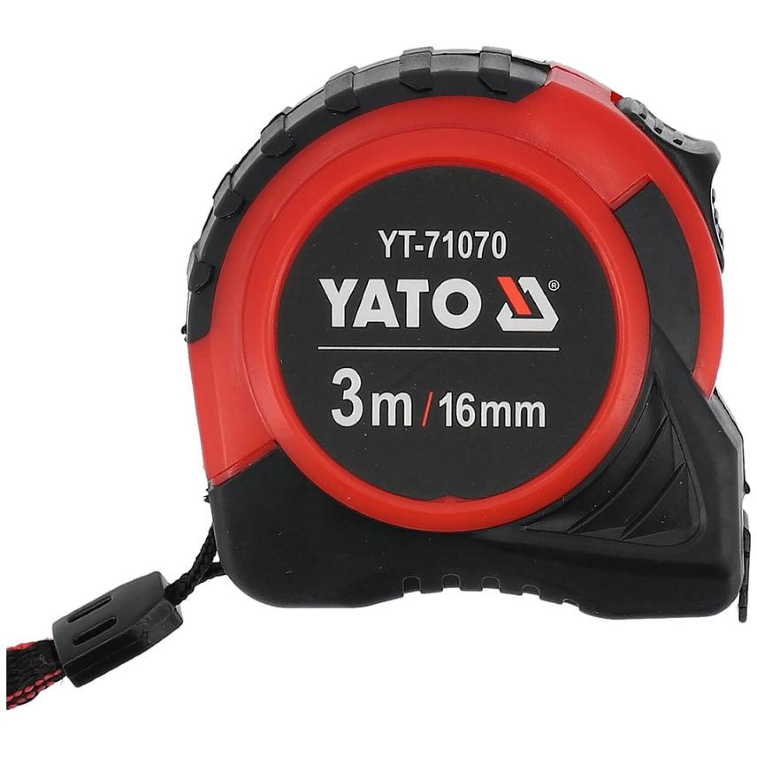 Yato Mērlente YT-71070, 3m, 16mm, tērauds