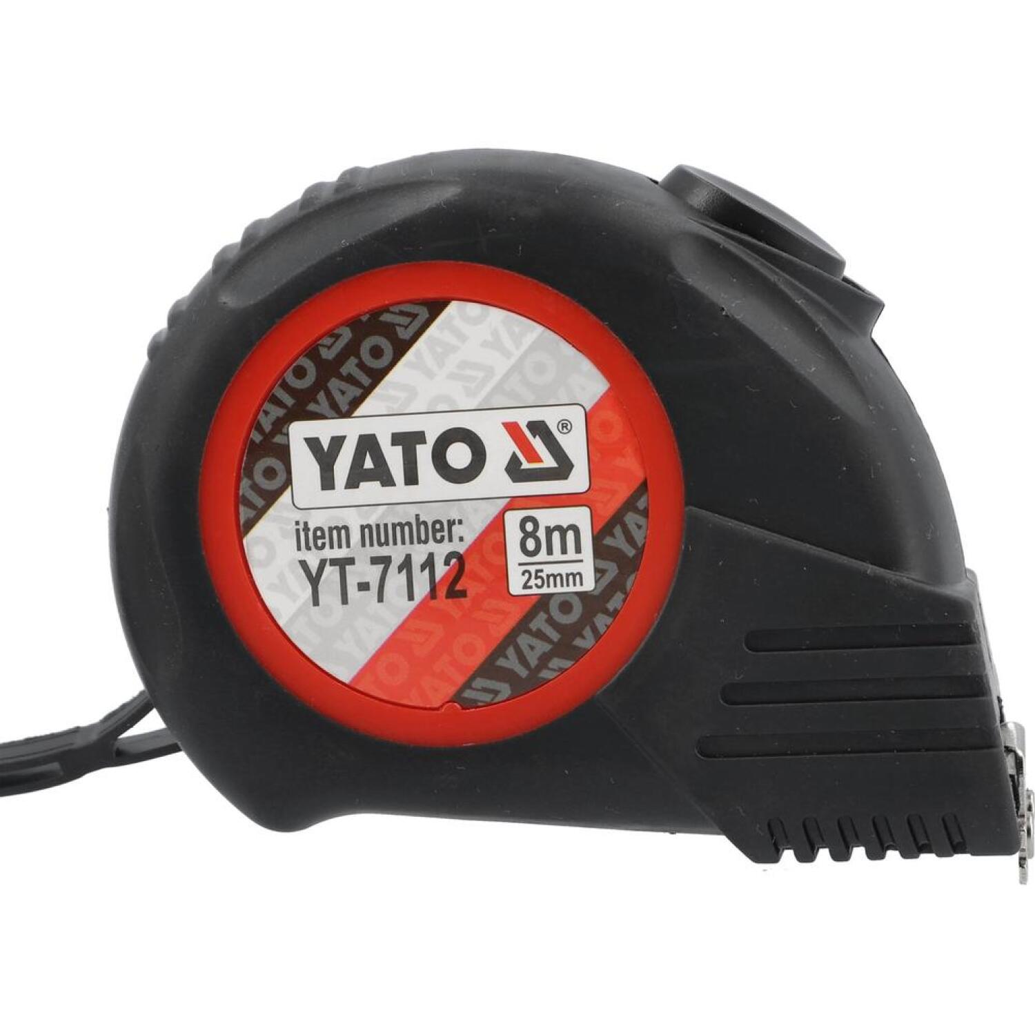 Yato Mērlente YT-7112, 8m, 25mm, tērauds
