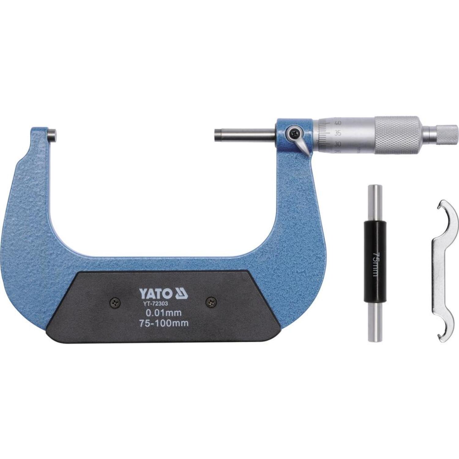 YATO Mikrometrs 75-100mm (YT-72303) | YT-72303