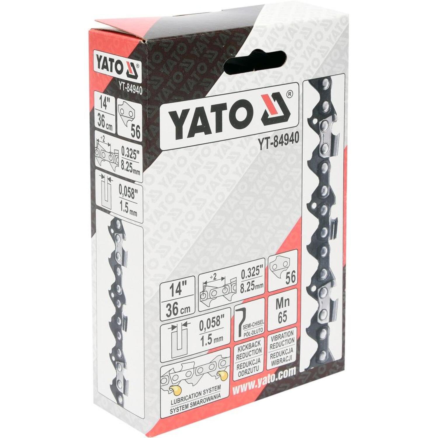 Yato Motorzāģa ķēde YT-84940, 330mm, 8