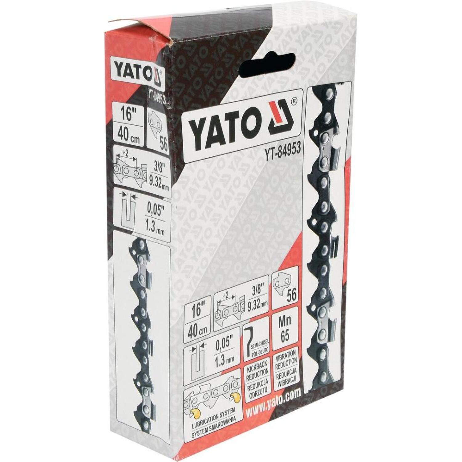 Yato motorzāģa ķēde YT-84953, 16 collas