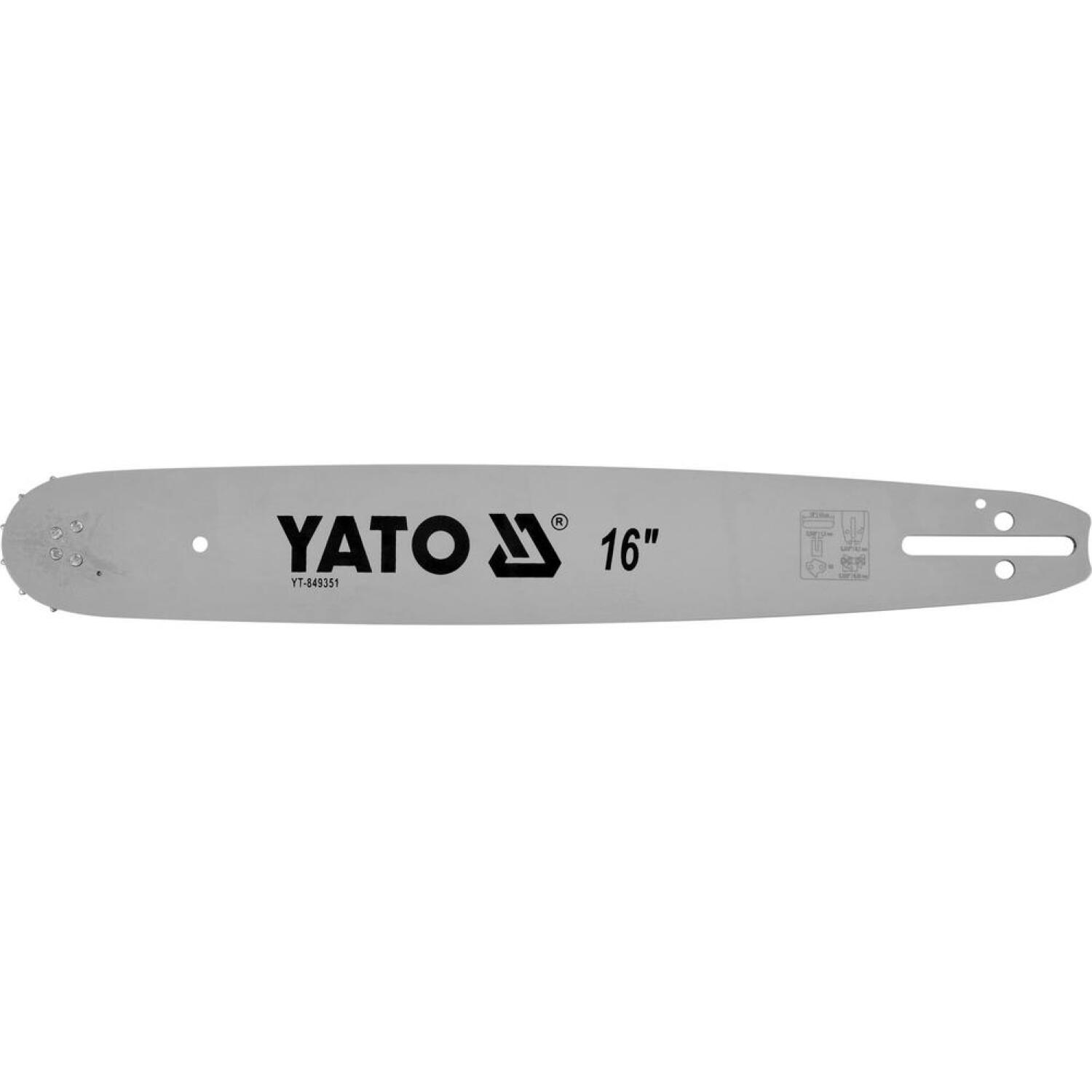 Yato motorzāģa sliede YT-849351, 16" 400mm