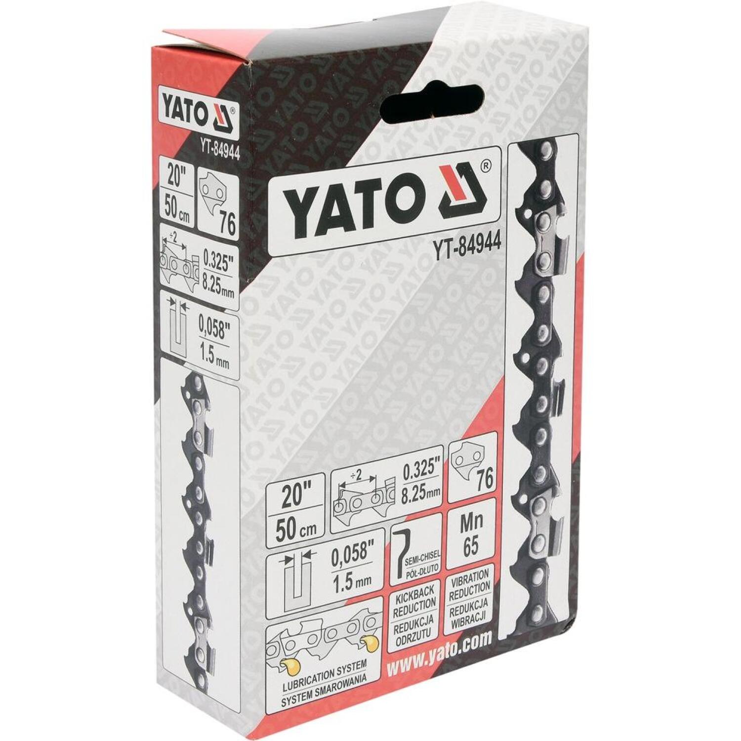 Yato motorzāģu ķēde, 20" 500mm, 0