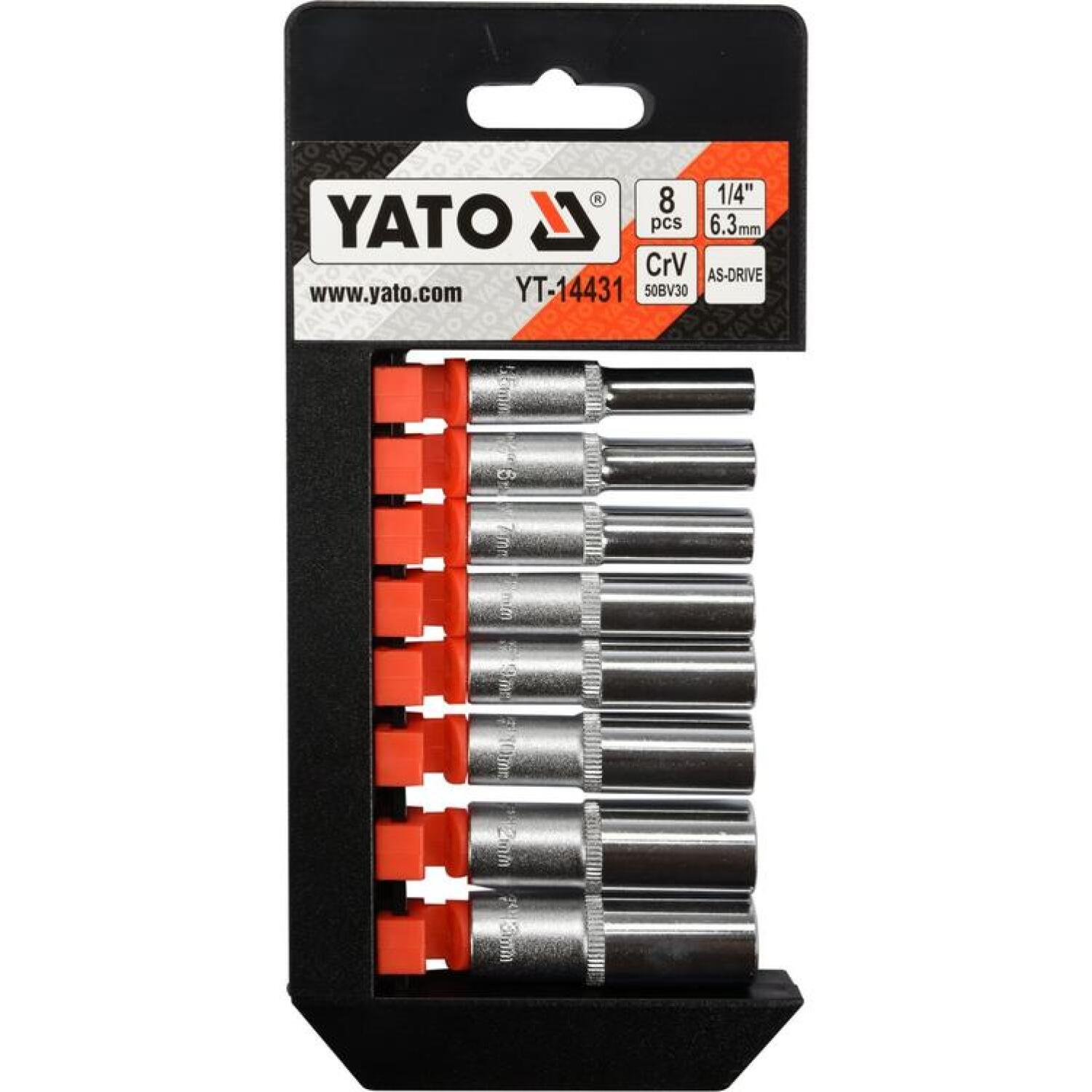 Yato muciņu atslēgu komplekts YT-14431, 1/4"