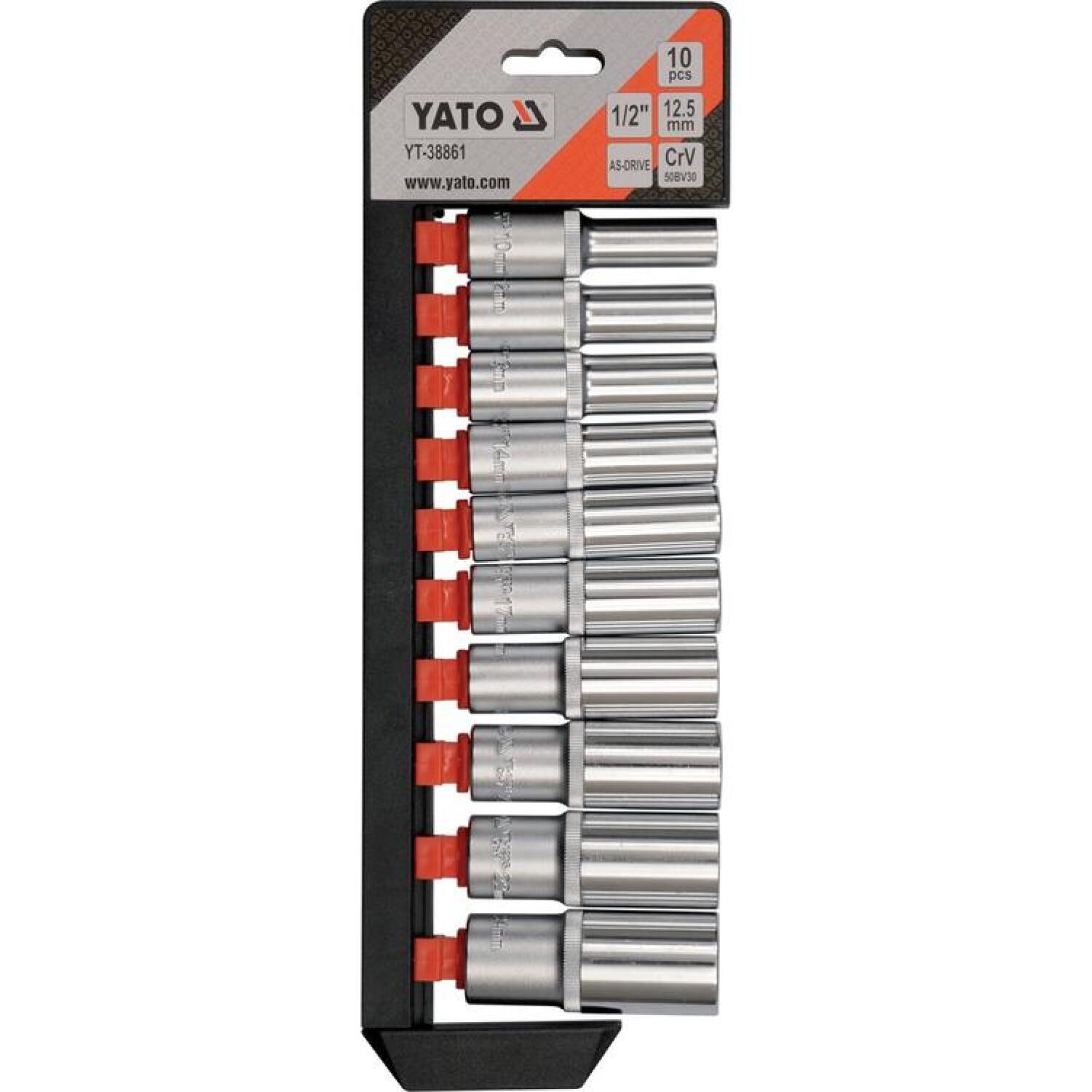 Yato muciņu atslēgu komplekts YT-38861, 1/2&quot