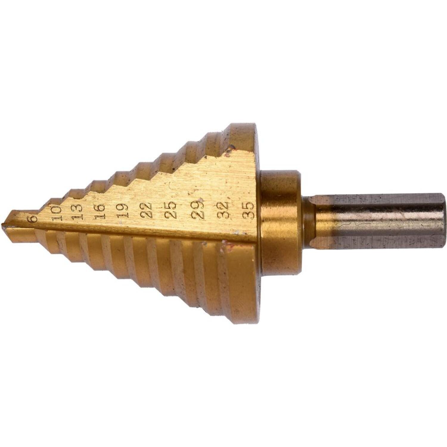 Yato pakāpju urbis YT-44739, 6-35mm, HSS