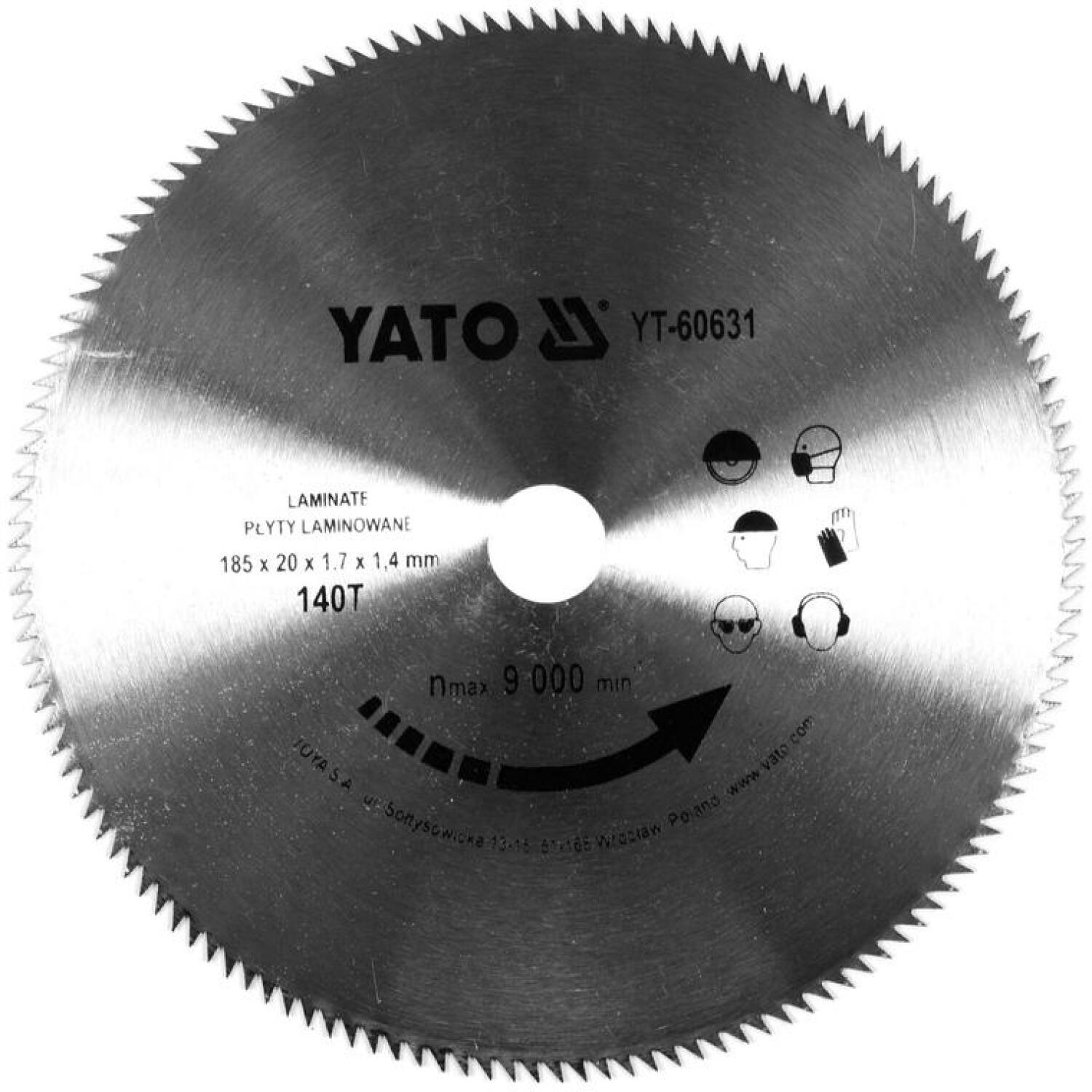 Yato ripzāģa asmens laminātam YT-60631, 185mm