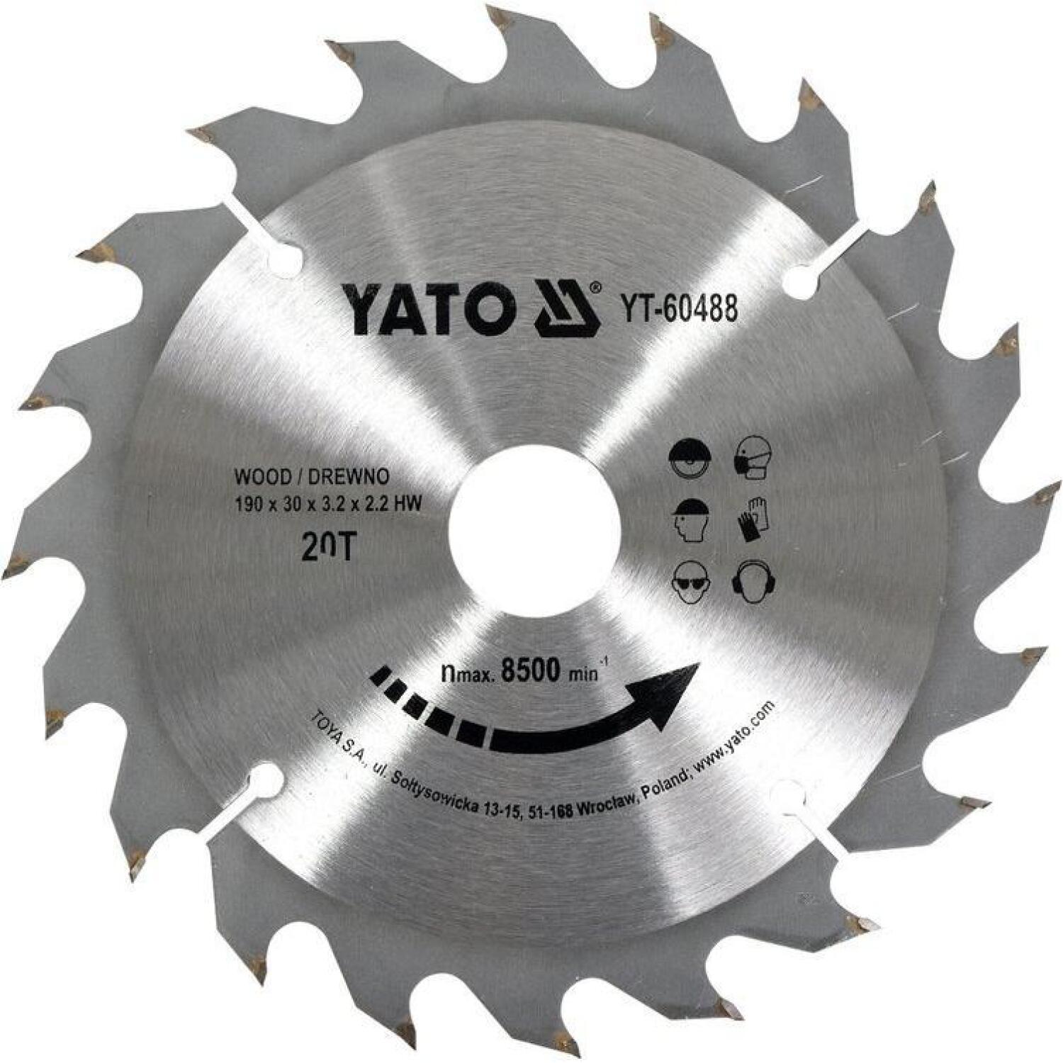 Yato ripzāģis YT-60488, 190mm, 30mm, 20