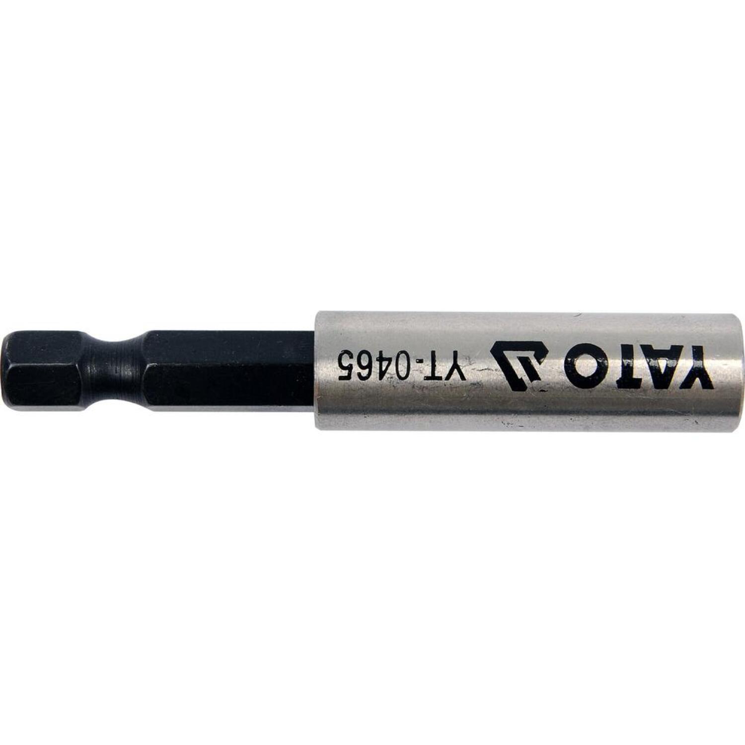 YATO Uzgaļu turētājs 1/4", 60mm magnētisks