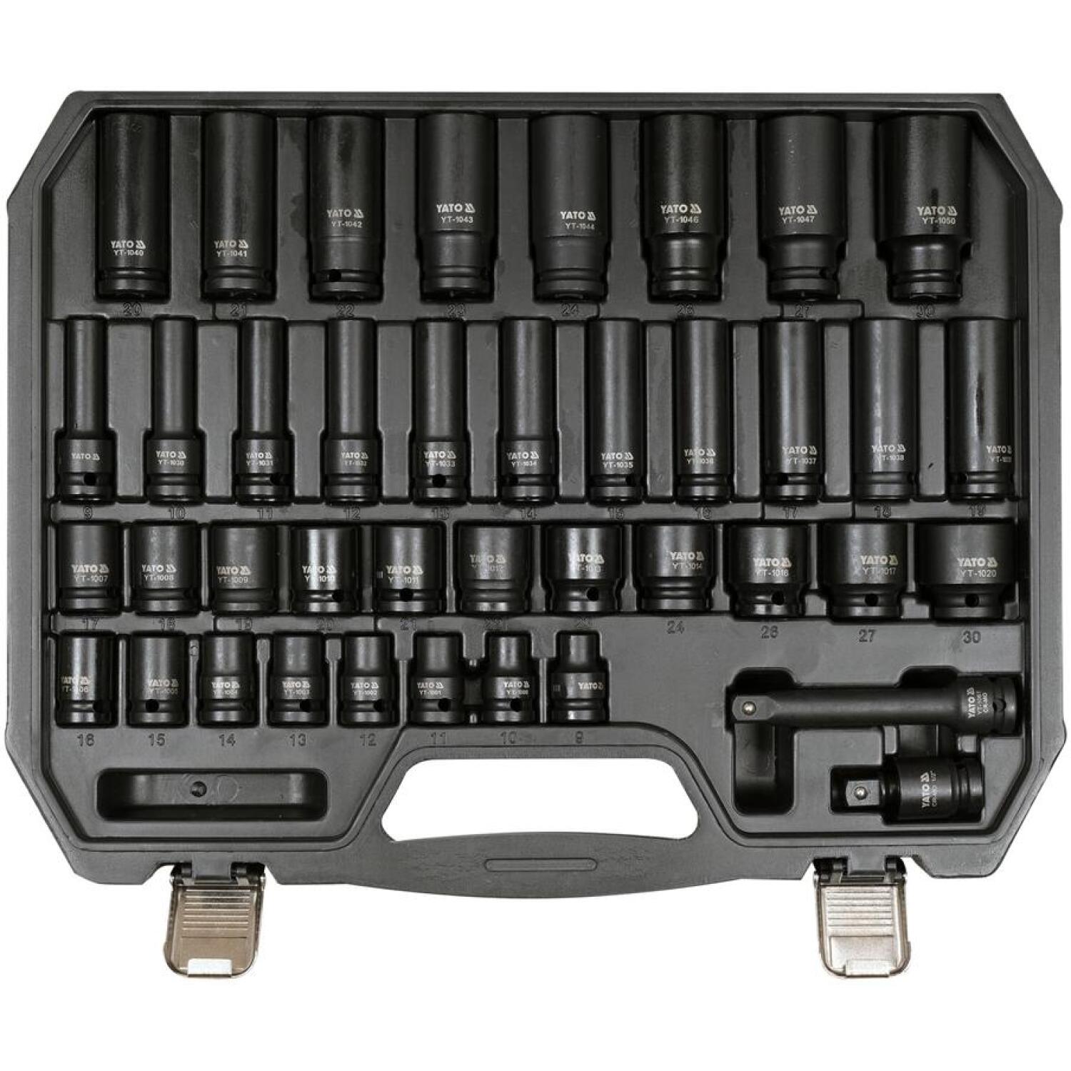 YATO Instrumentu triecienmuciņu komplekts 1/2", 40gab