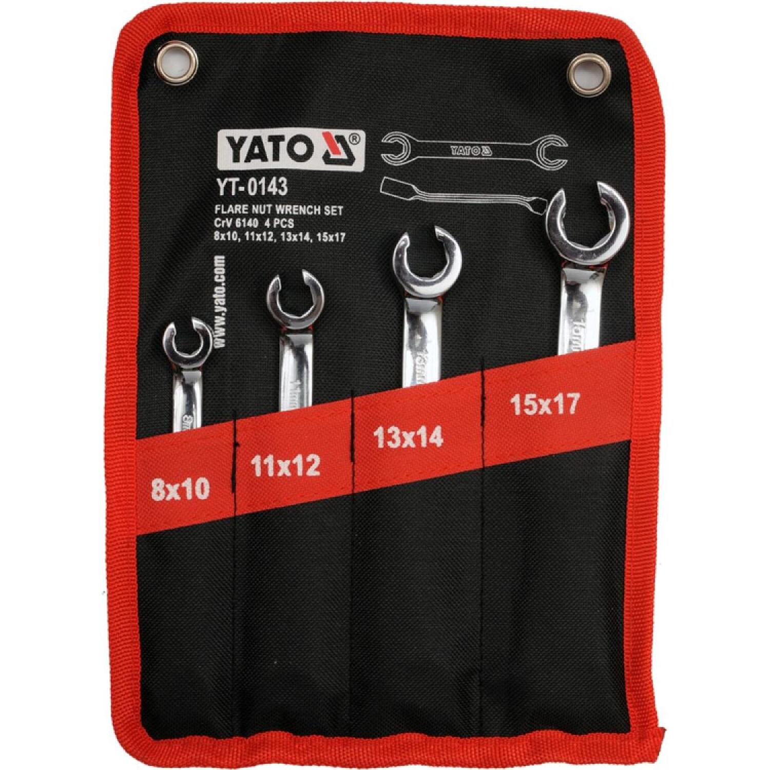 Yato uzgriežņu atslēgu komplekts YT-0143, 4