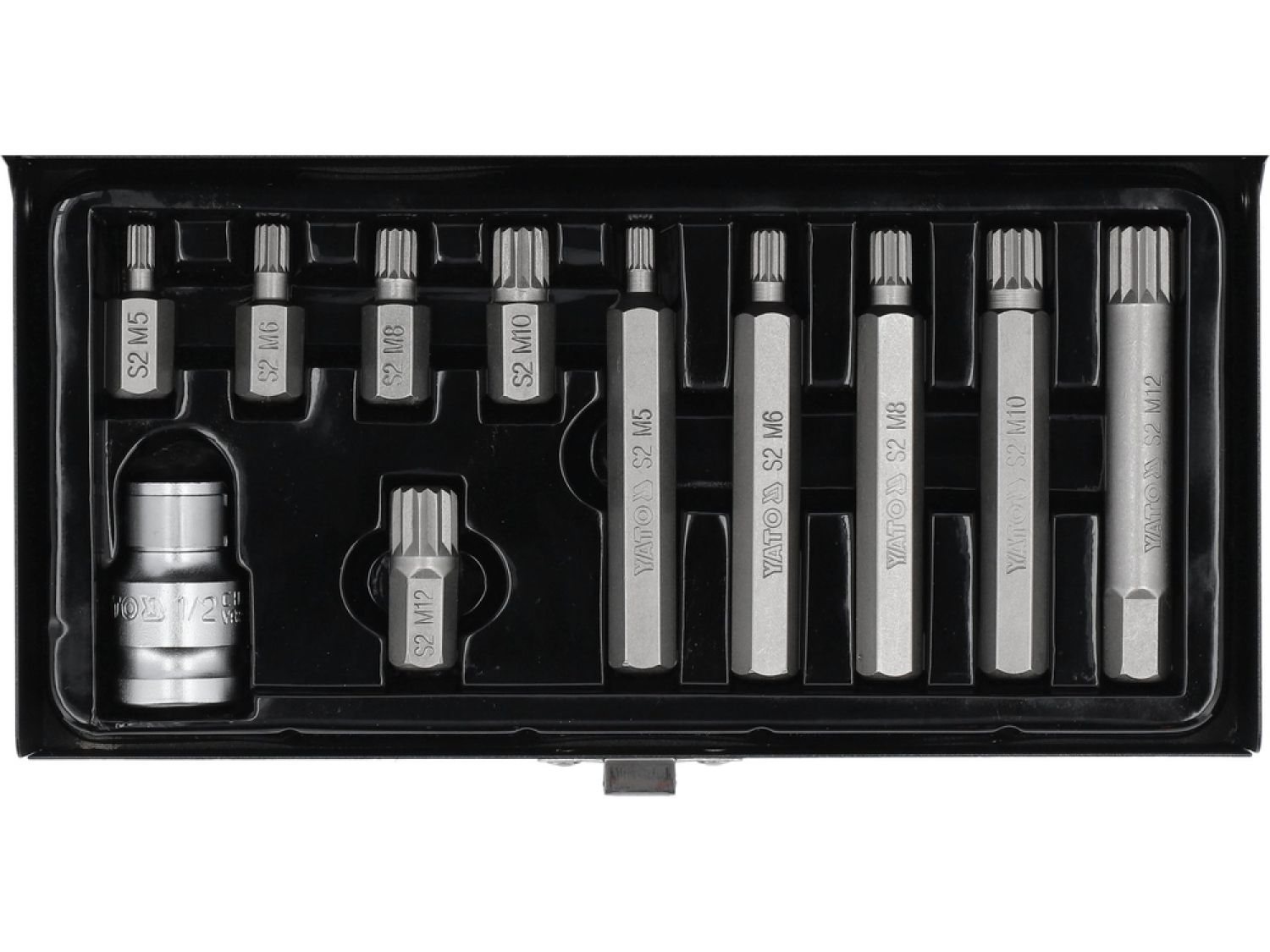 Yato YT-0415 skrūvgrieža uzgaļu komplekts Spline