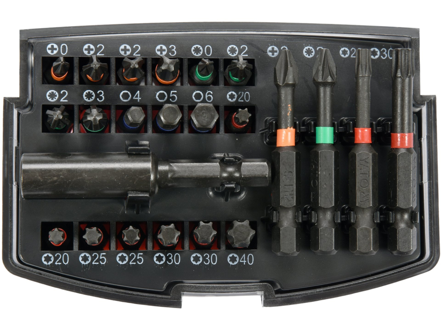 Yato YT-04621 Triecienuzgaļu komplekts, 23gab., 25mm