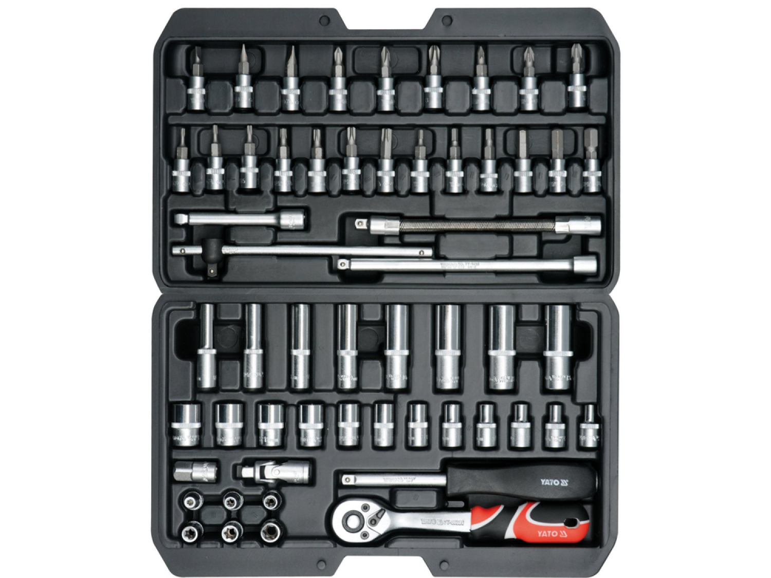 Yato YT-14501 Instrumentu komplekts 1/4", 56gab