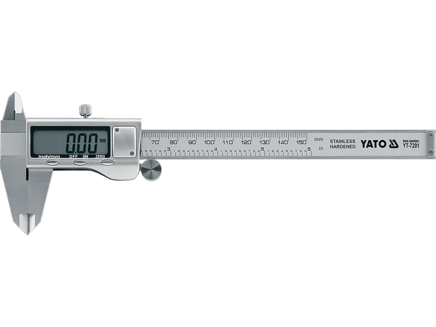 Yato YT-7201 digitālais bīdmērs, 0-150mm, 0