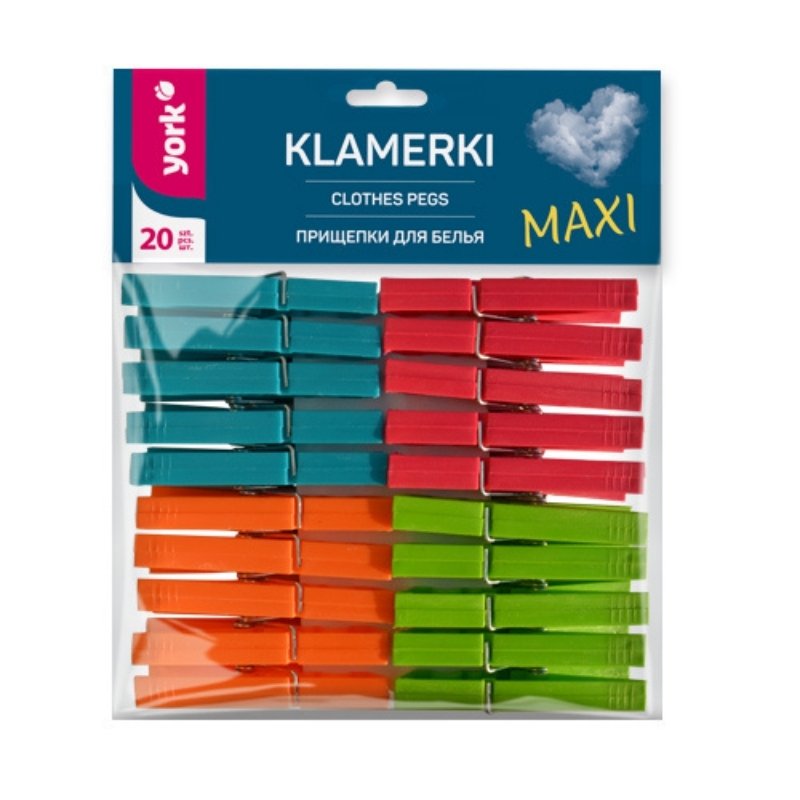 YORK Veļas knaģi MAKS 20 gab