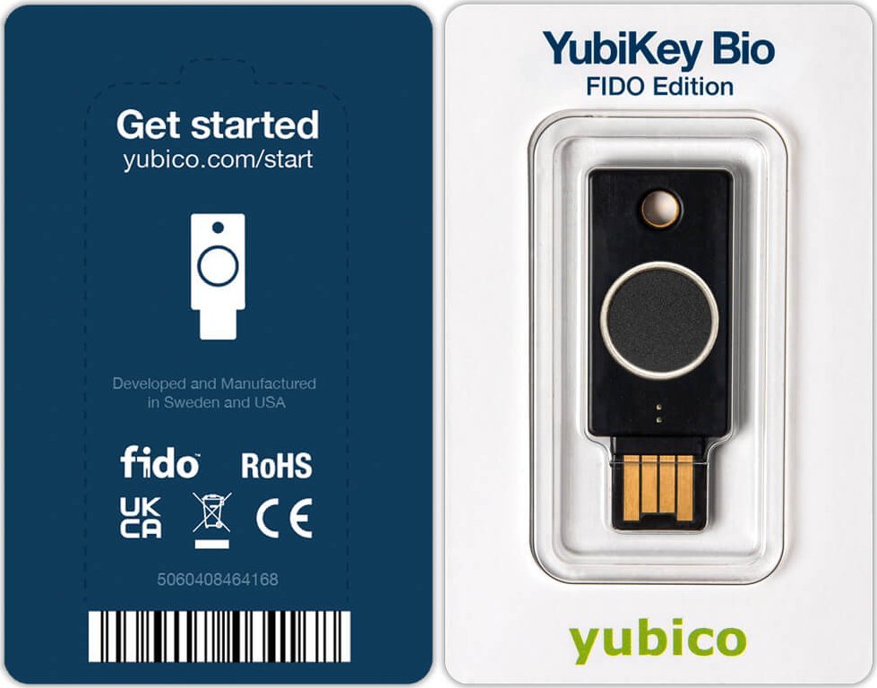 Yubico YubiKey Bio* | 5060408464168 |