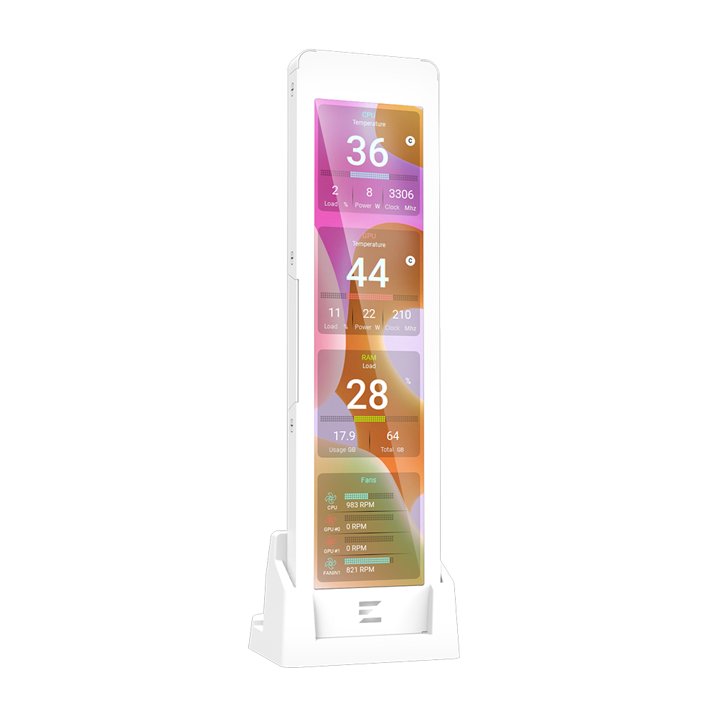 Zalman ZM-MF916 White, sensoru paneļa displejs