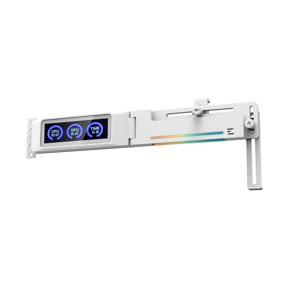 Zalman ZM-VS3 DS, GPU turētājs, balts