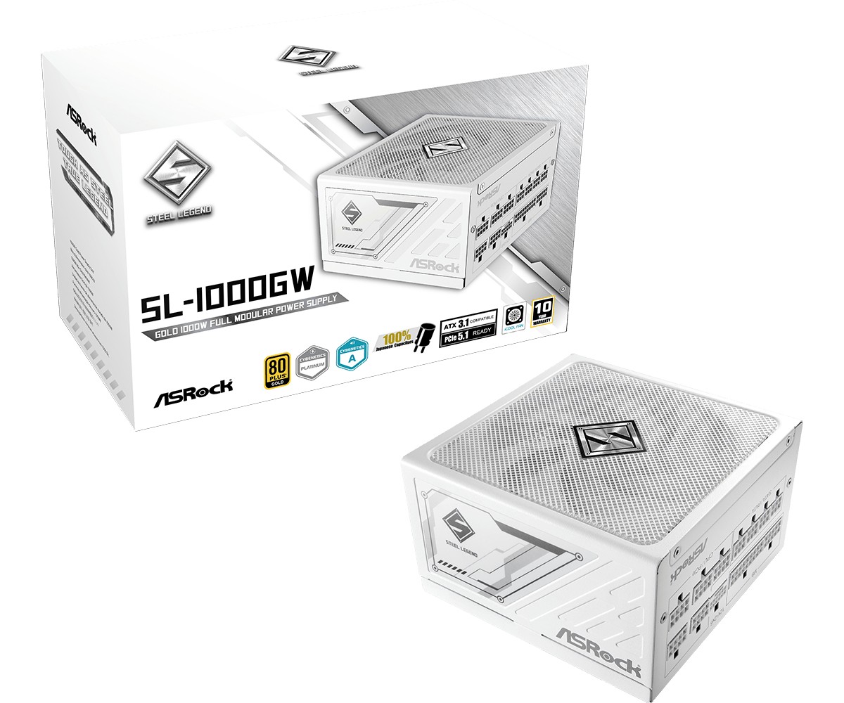 ASROCK Zasilacz SL-1000GW 1000W 80PLUS GOLD