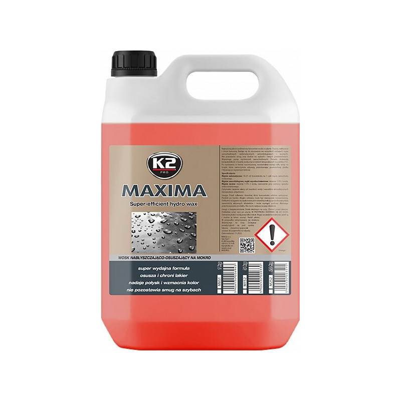 Žāvēšanas vasks 5L K2 MAXIMA (K2M152)