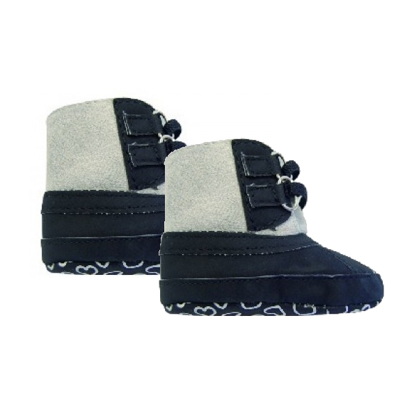 BOBOBABY Zīdaiņu zābaciņi ZB-184ZM black-izpārdošana (6-12