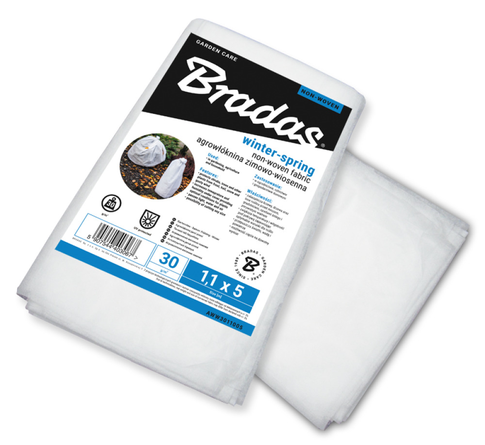BRADAS Ziemas-pavasara agrotekstils 30g/m2 (3.2x10