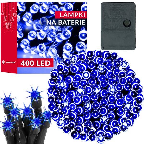 Ziemassvētku lampiņas Springos CL0405 400 Led