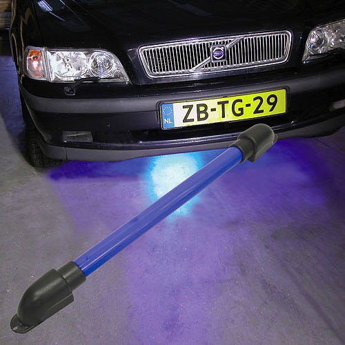 Zils fluerescējošs lukturis/neons 35cm 12V 4W