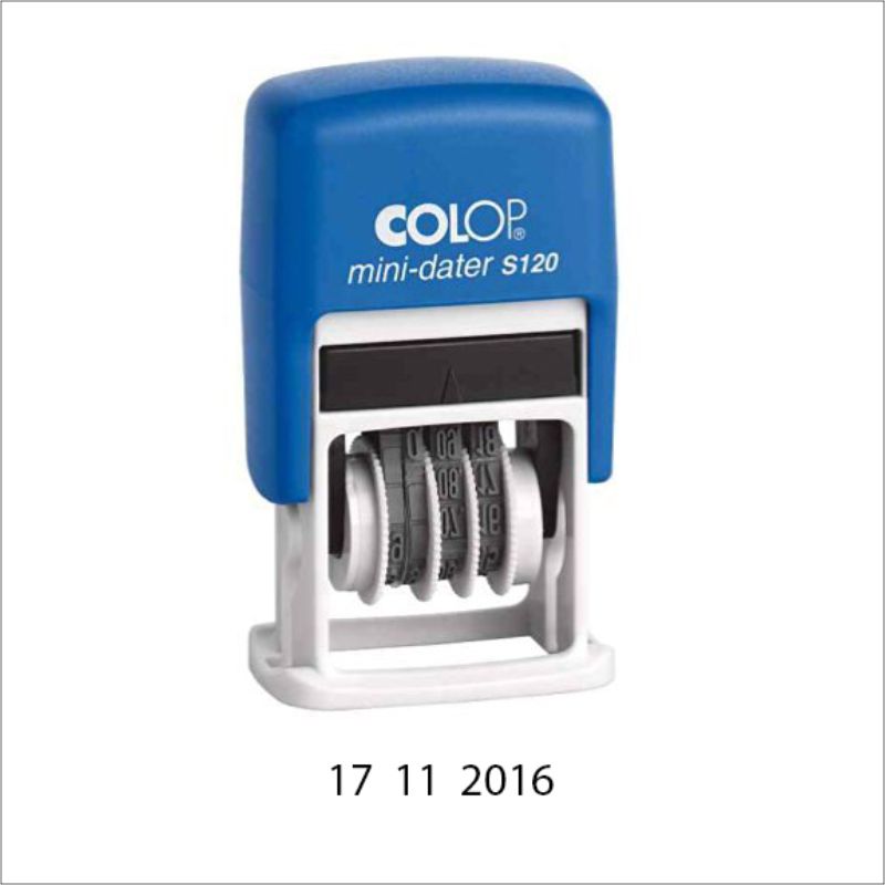 Zīmogs COLOP Datumu numerators S120 Mini-Dater
