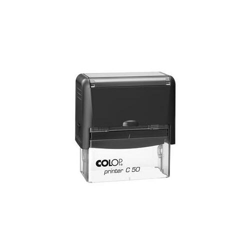 Zīmogs COLOP Printer C50, melns korpuss