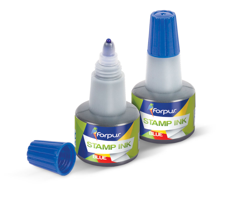 FORPUS Zīmogu tinte zila, 30ml. |
