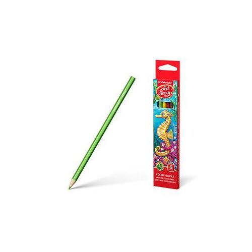 Zīmuļi krāsainie 6 krāsas ArtBerry ERICH