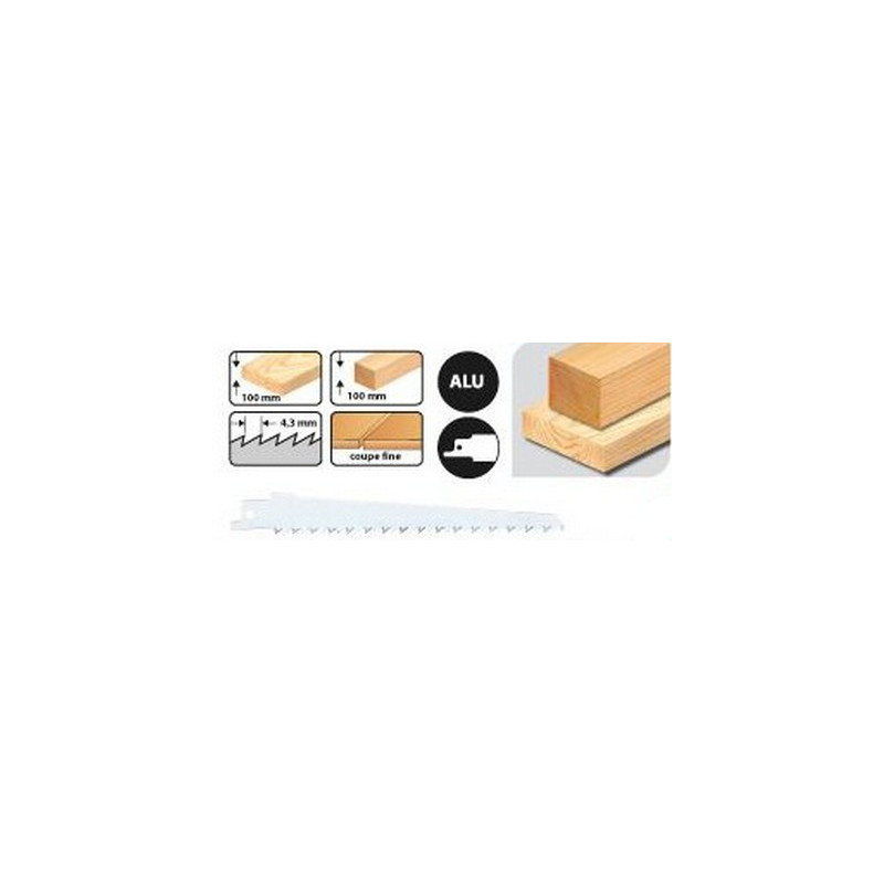 LEMAN Zobenzāģa asmenis kokam 130mm*1gb (7716-05)
