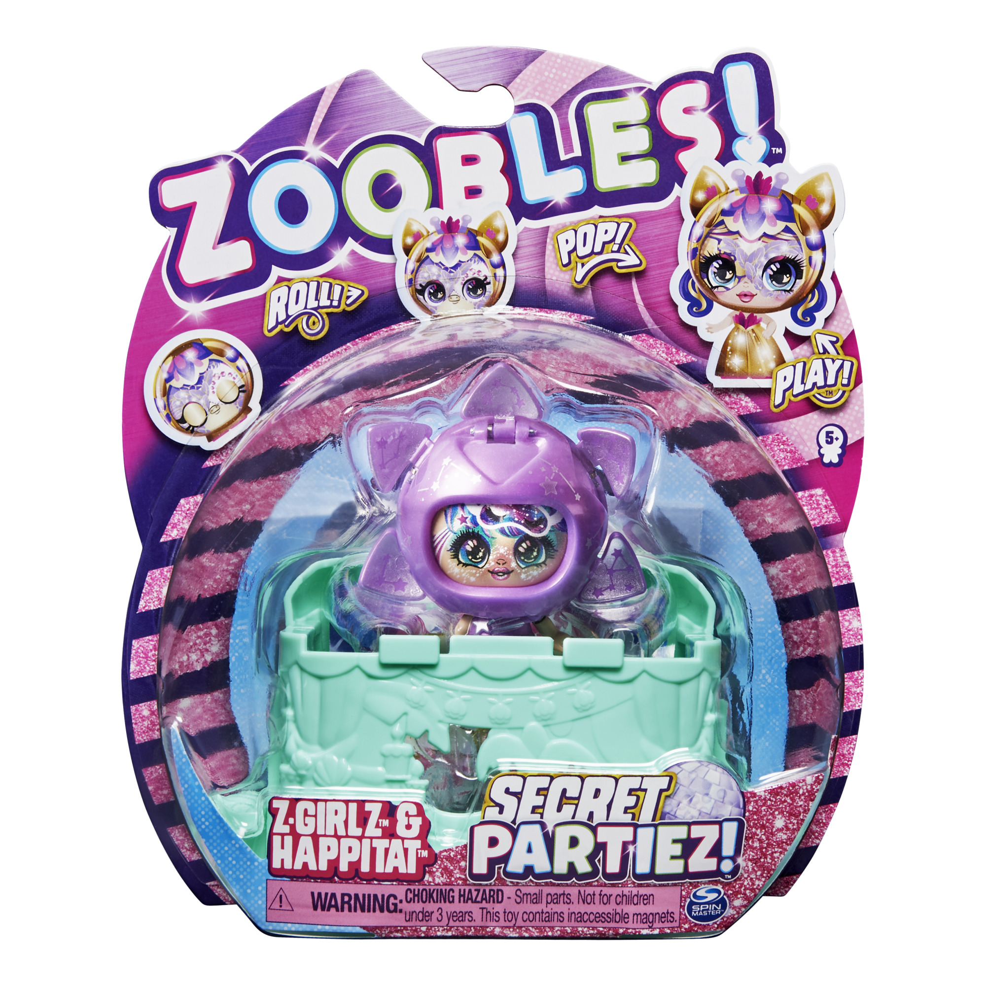 ZOOBLES figūra Girls Secret Partiez, 2