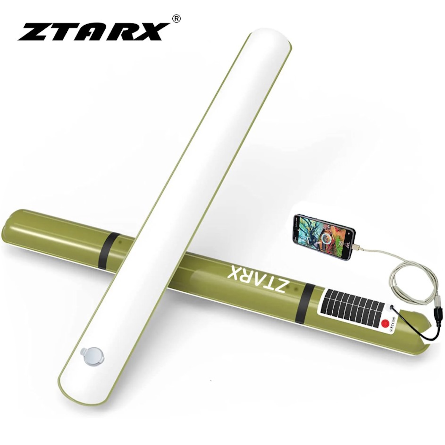 ZTARX S60 Ūdensizturīga Piepūšams Profesionāls LED