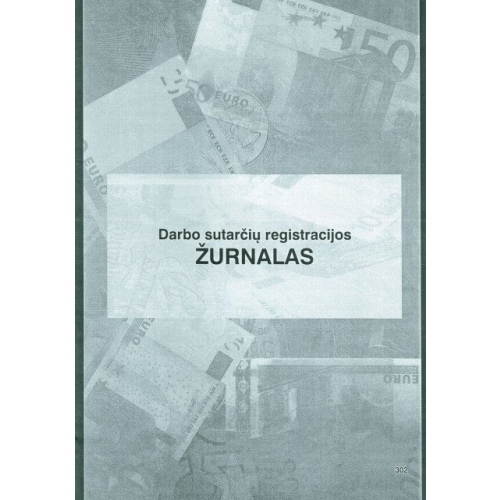 Nenurodyta Darbo sutarčių registracijos žurnalas, A4